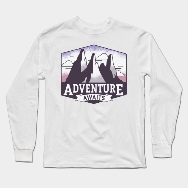 Adventure awaits Long Sleeve T-Shirt by LR_Collections